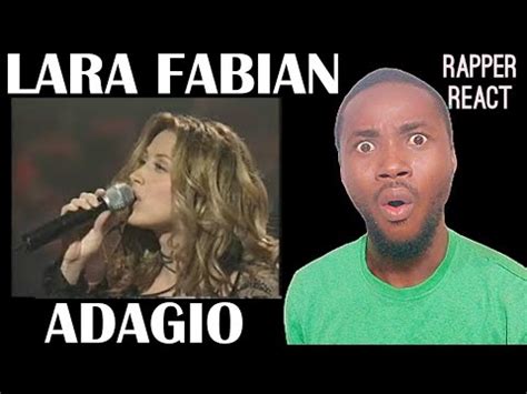 First Time Ever Hearing Lara Fabian Adagio Live Reaction She S