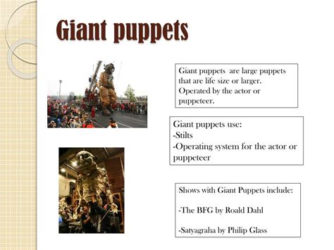 Ppt Puppetry Powerpoint Presentation Free Download Id2405075