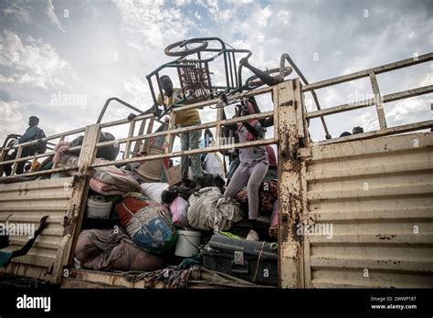 Renk South Sudan 19th Mar 2024 A Wheelchair Is Unloaded From A