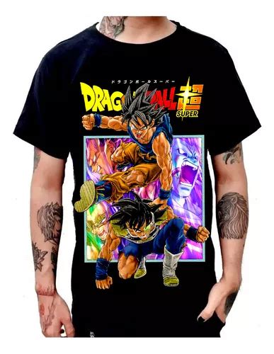 Playera Anime Dragon Ball Z Super Goku Bardock Env O Gratis