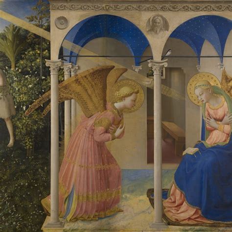 Fra Angelico, The Annunciation, Madrid, Prado, 1425-1428. | Download ...