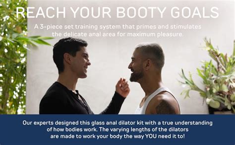 Amazon Glass Anal Dilator Set 3 Piece Trainer Butt Plug Kit Body Safe Borosilicate Glass