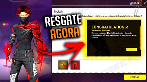 CORRE RESGATE O CODIGUIN PUNHO ESCORPIÃO COMO RESGATAR ESCARLATE FREE