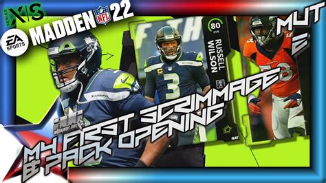 MY FIRST SCRIMMAGE PACK OPENINGS Madden NFL Ultimate Team 2 Xbox