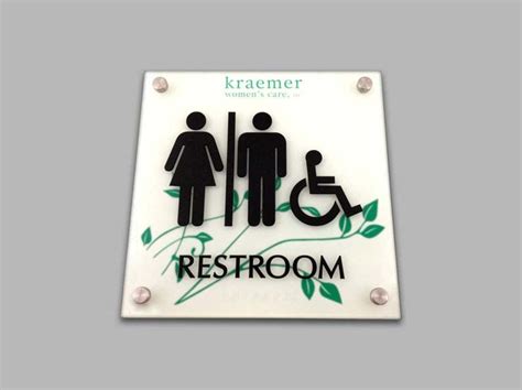 ADA Restroom Signs - ADA Bathroom Signs - Unisex Signs