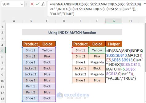 How To Compare 4 Columns In Excel Vlookup 7 Methods