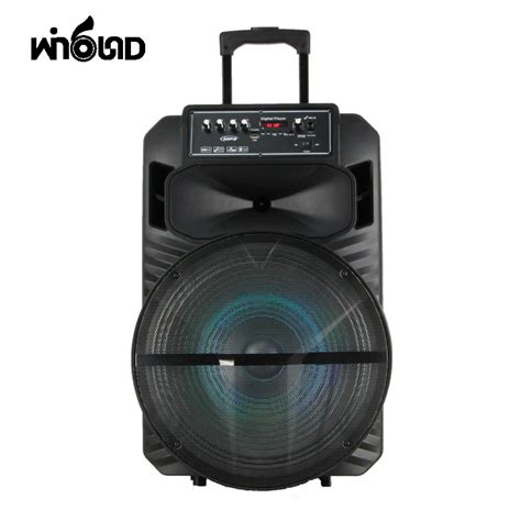 15inch Super Woofer Trolley Speaker With Bluetooth Karaoke USB China