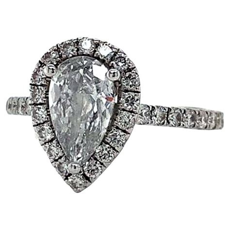 Mark Broumand 4 80 Carat Pear Shaped Diamond Engagement Ring At 1stdibs