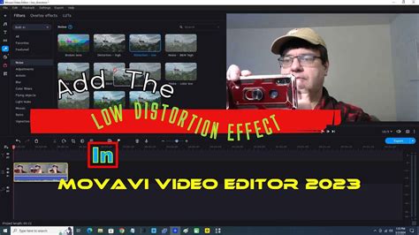 Add The Low Distortion Effect In Movavi Video Editor Youtube