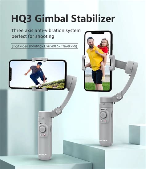 AXNEN HQ3 3-Axis Foldable Smartphone Handheld Gimbal – Carebix