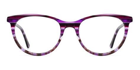 Lankas Cat Eyeglasses in Purple - Sllac