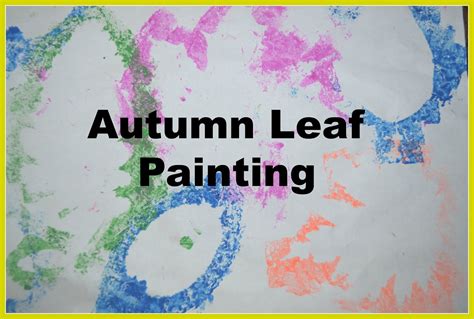 Tree School Studio: Autumn Leaf Painting