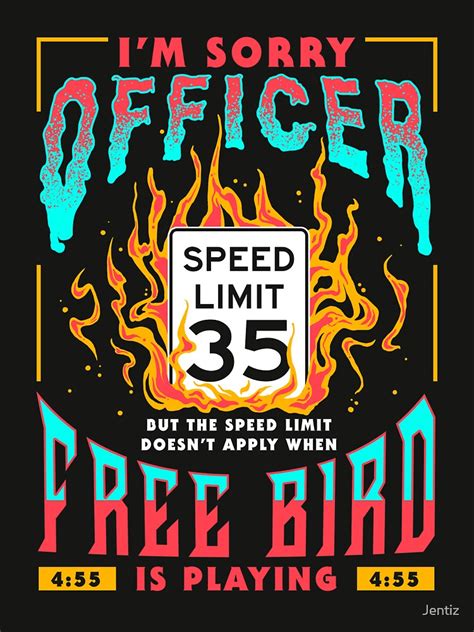 "Free Bird I'm Sorry Officer Meme" Sticker for Sale by Jentiz | Redbubble