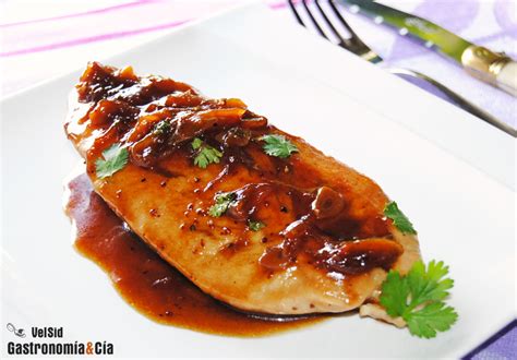 Receta de Pollo con salsa de mostaza cerveza y miel Gastronomía Cía