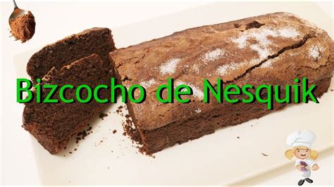 No Te Pierdas Est Receta De Bizcocho De Nesquik Para Los Amantes Del