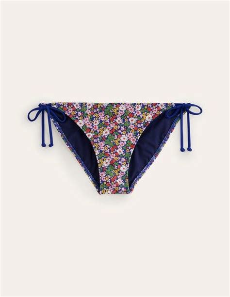 Boden Symi String Bikini Bottoms Multi Botanical Bud In Blue Lyst