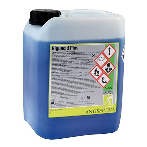 Floors Ans Surface Disinfectant Biguacid Plus Antiseptica Liquid