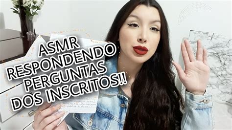 Asmr Respondendo Perguntas Dos Inscritos Youtube