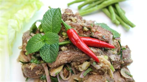 Nam Tok Neua Or Thai Waterfall Beef Salad Youtube