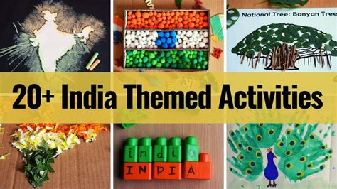 india themed activity  craft ideas  kids  republic day
