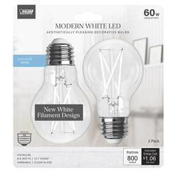 Feit Electric 60 Watt Equivalent A19 White Filament Daylight Dimmable