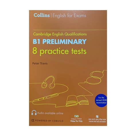 Sách Collins English For Exams B1 Preliminary 8 Practice Tests