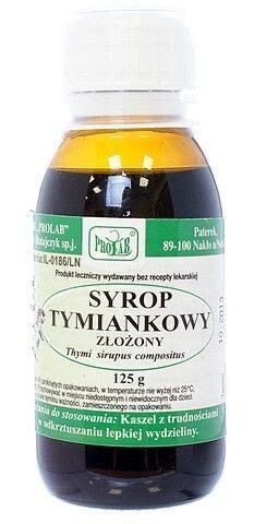 Sirupus Thymi Compositus syrop 125g Serwis Internetowy Świat Leku