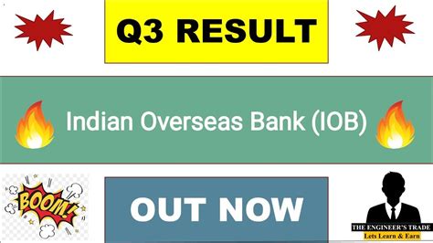 IOB Bank Q3 Results Indian Overseas Bank Q3 Results IOB Bank