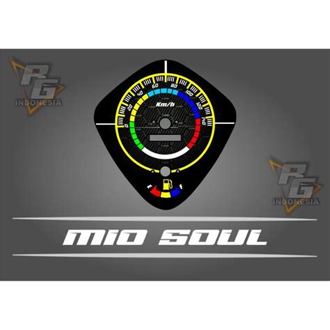 Jual Papan Speedometer Custom Mio Soul Panel Spido Meter Mio Soul