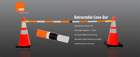 Retractable Cone Bar - T&W Traffic Control