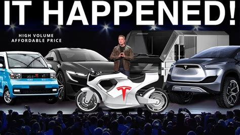 It Happened Elon Musk Finally Reveals 5 New Teslas In 2023