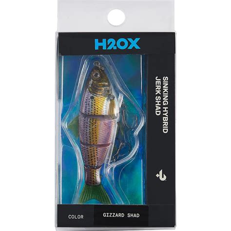 H2ox Sinking Hybrid Jerk Shad Bait Academy