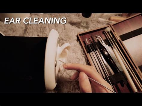 ASMR Ear Cleaning Fluffy Ear Pick No Talking