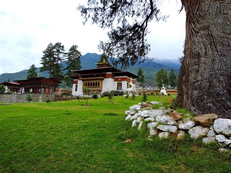 Pangri Zampa Buddhist Monastery In Thimphu Bhutan Stock Image Image