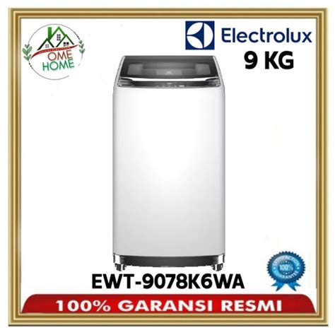 Jual Mesin Cuci Top Load Electrolux Ewt K Wa Bergaransi Resmi