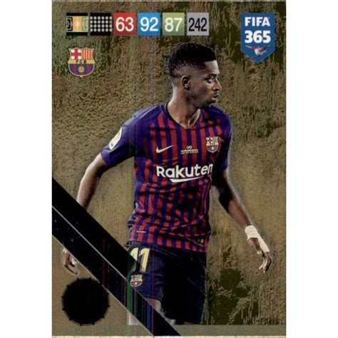 Fifa 365 Cards 2019 LE22 Ousmane Dembele Limited Edition 4 99