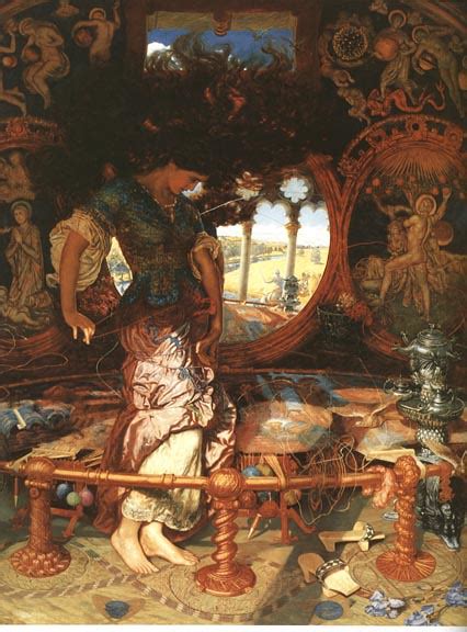 William Holman Hunt The Lady Of Shalott 1886 1905 Huile Flickr