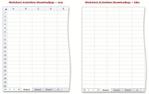 How To Show And Hide Row And Column Headings Winforms Controls 6820