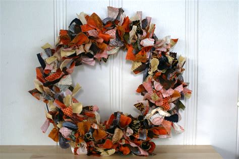 Fall Fabric Wreath Tutorial By Quiltytherapy Quiltytherapy