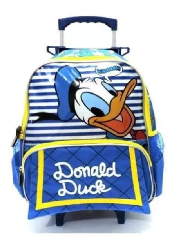 Mochila De Rodinhas Infantil Luxcel Pato Donald Duck Mercadolibre