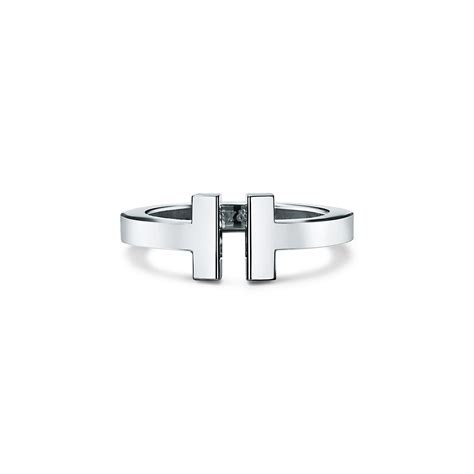 Tiffany T Square Ring in Sterling Silver | Tiffany & Co. Belgium