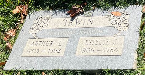 Arthur Leroy Irwin 1903 1992 Mémorial Find a Grave