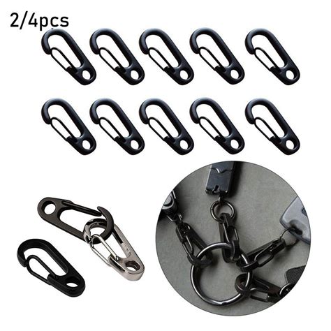 Mini Aluminum Alloy Survival Edc Gear D Carabiner Camping Keyring