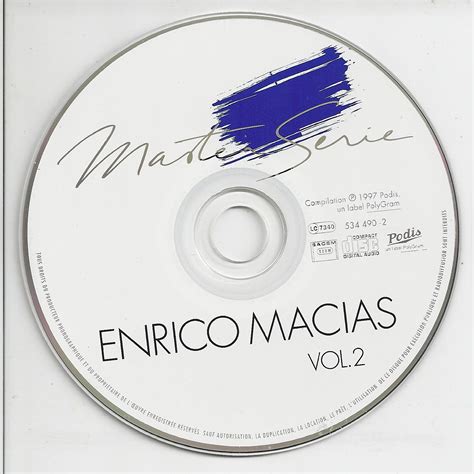 Master Serie Vol Enrico Macias Mp Buy Full Tracklist