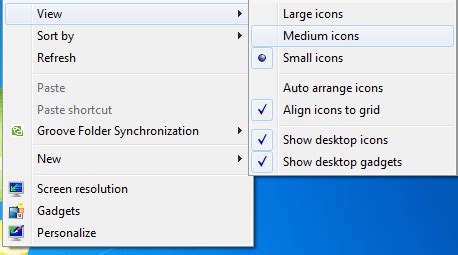 How to Resize Desktop Icons in Windows?