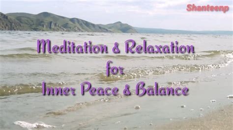 Meditation music for inner peace and balance #relaxation music video by ...