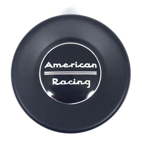 American Racing Black Wheel Center Hub Caps For L Ar Ar