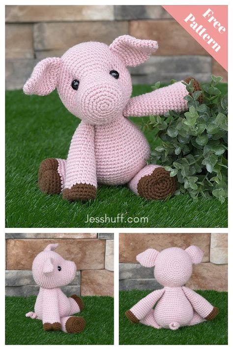 7 Adorable Amigurumi Pig Crochet Patterns Crochet Mittens Pattern