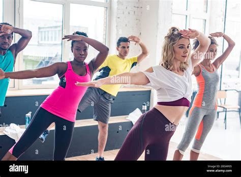 Zumba Dancers High Resolution Stock Photography And Images Alamy