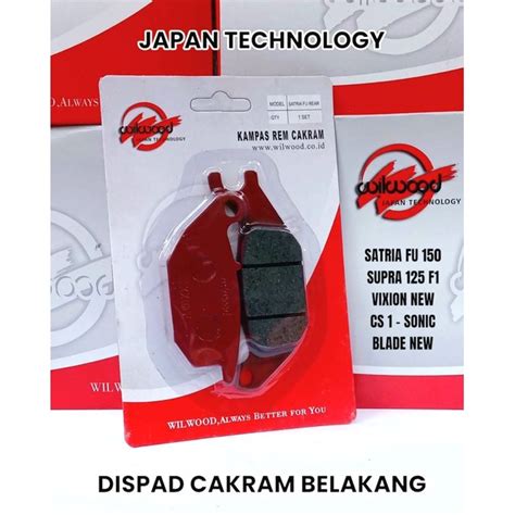 Jual Dispad Disped Kampas Rem Cakram Belakang WILWOOD SATRIA FU 150